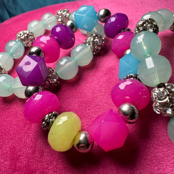 Handmade Beaded Bracelet Set of 3 - Picture 4 of 5